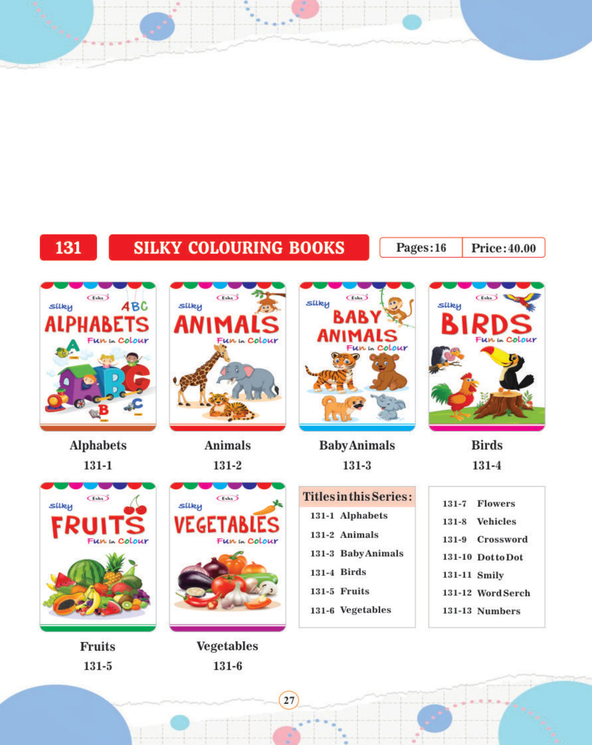 Silky Colouring Books